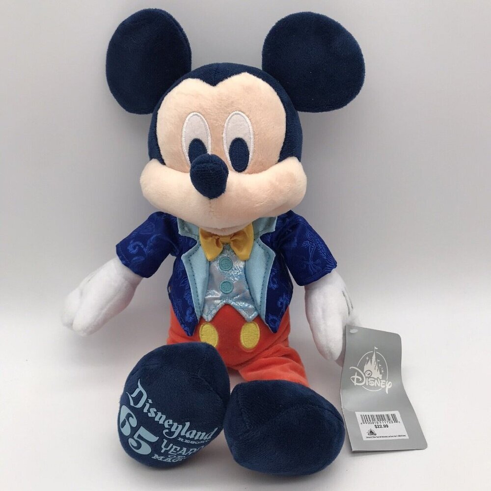 Disneyland Resort 65 Years of Magic Mickey Mouse Plush Stuffed Animal Toy Disney